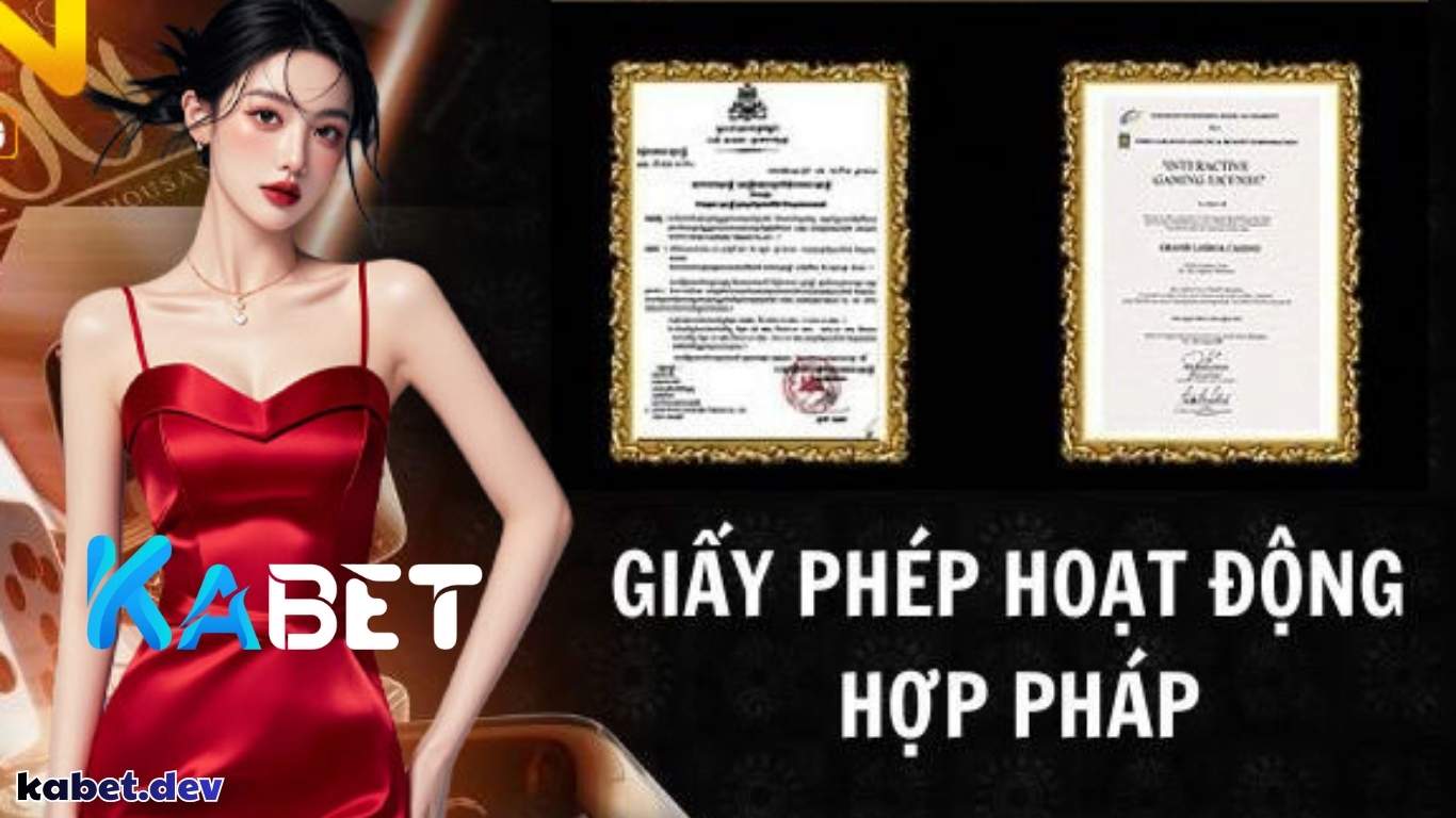 Tổng hợp các giấy phép hoạt động KABET quan trọng