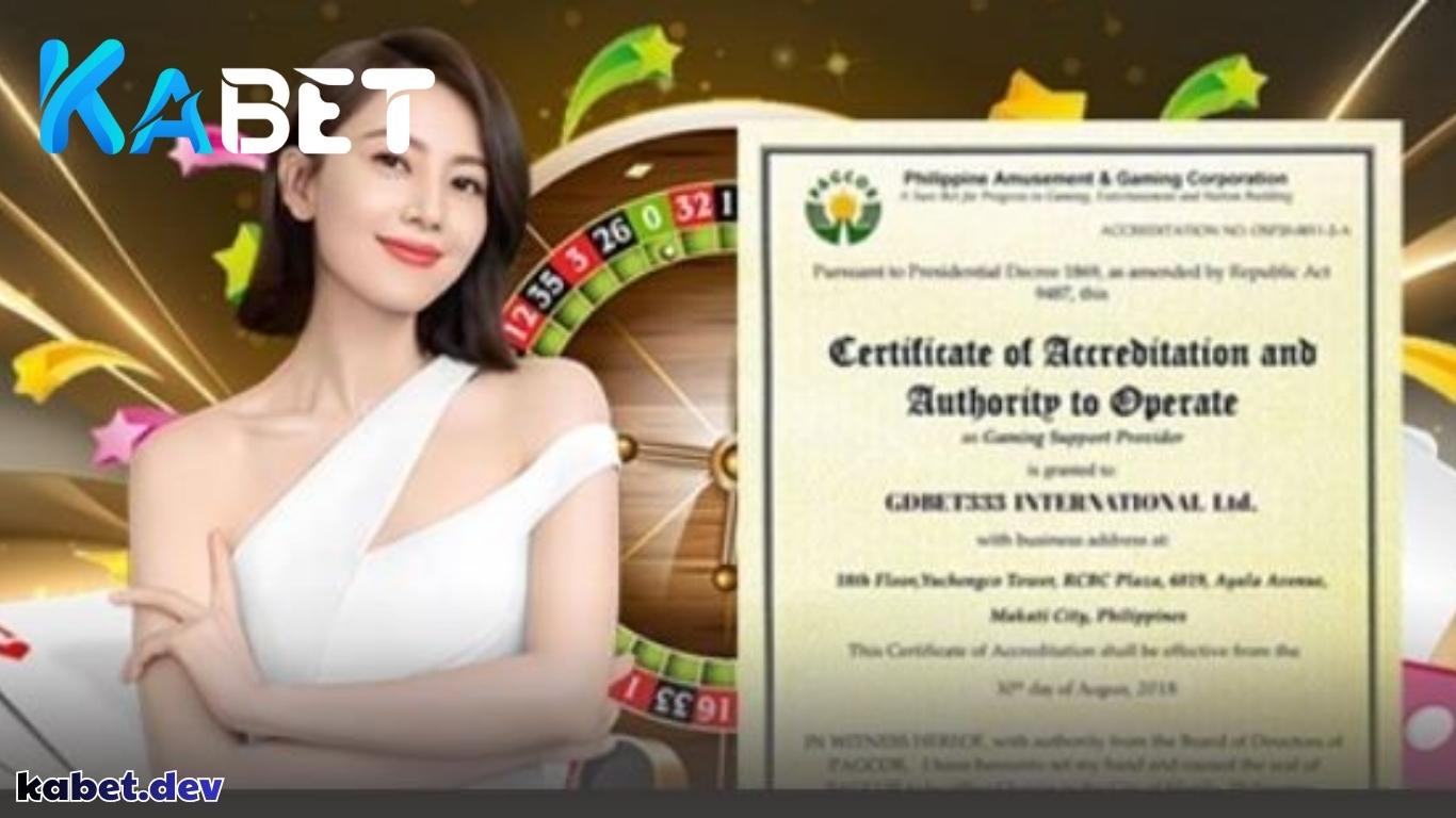 Những vai trò của giấy phép hoạt động KABET