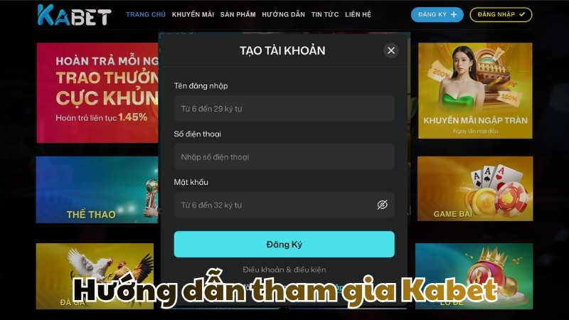 Hướng Dẫn Tham Gia KABET