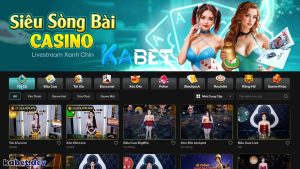 Những tính năng độc quyền ở live casino KABET