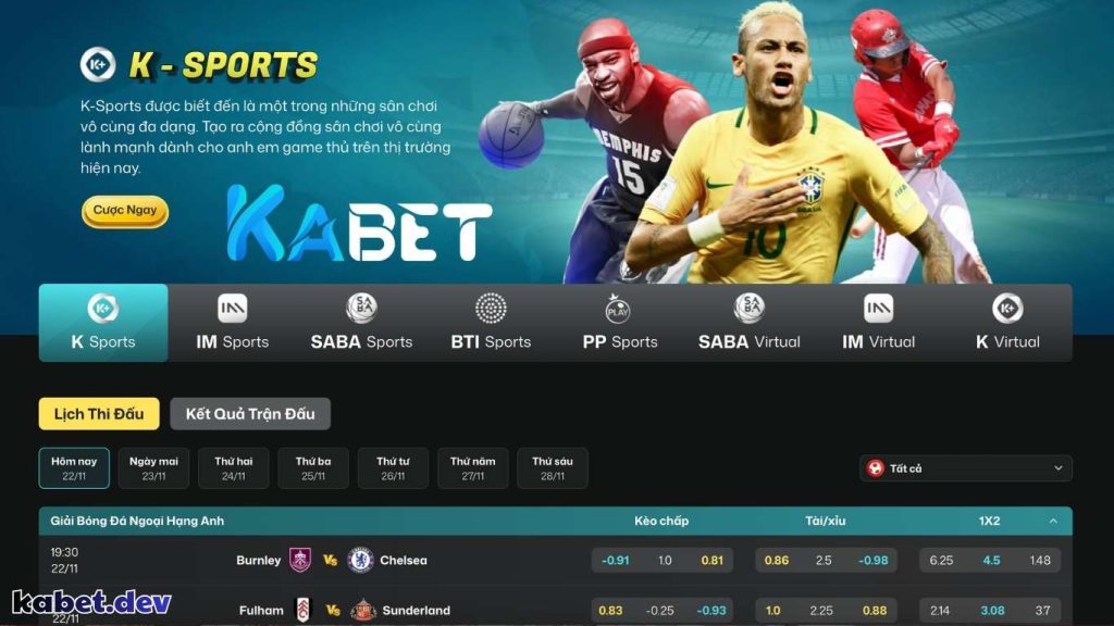 Tổng hợp kèo nhà cái nên trải nghiệm ở thể thao KABET
