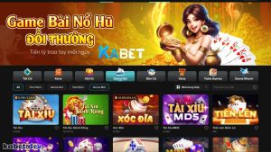 Ưu điểm của sảnh Game Bài Đổi Thưởng KABET